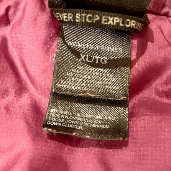 The North Face Teal Puffer packable Jacket size XL women- teal - Picture 3 of 3